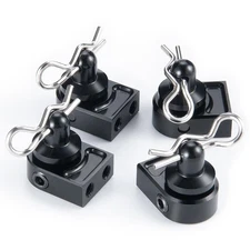 MORLORDY 4Pcs RC Body Post Mounts Shell Holder Mount with Body Post and Clips...