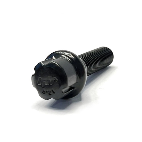 TPi 12x1.50 Black Tapered 45mm Locking Alloy Wheel Bolts Eco Lock Bolts Set - Picture 4 of 6