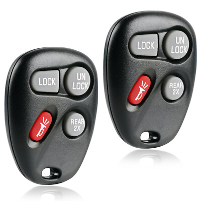2 For 1997 1998 1999 2000 Chevrolet Tahoe Keyless Entry Car Truck Remote Key Fob