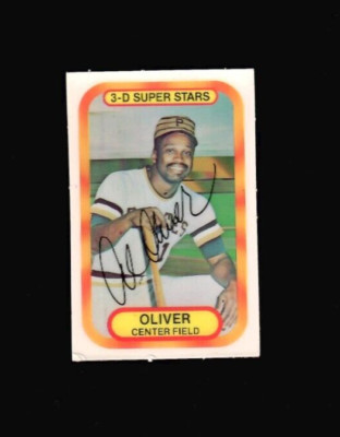 1977 Kellogg's #46 AL OLIVER Pirates (Bottom Margin Damage) oddball Kelloggs