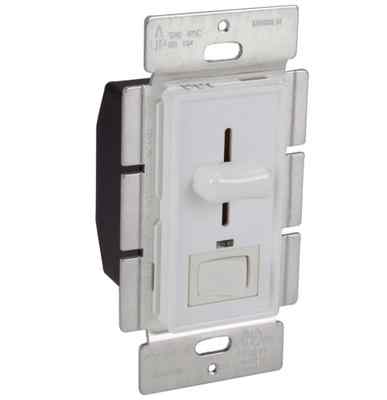 Orbit D603SL-W Slide Dimmer 3-Way with Led and Switch White