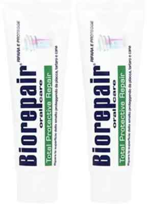2 Pcs BioRepair Total Protection Toothpaste  SALE No Flouride Cavity Remineraliz