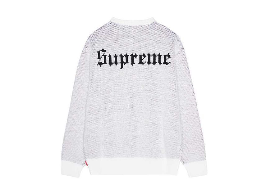 Supreme Snow White Sweater 