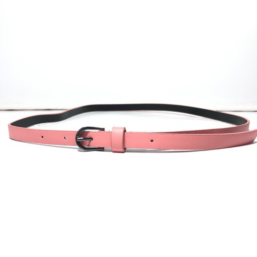 Skinny Silver Tone Buckle Ladies Casual 