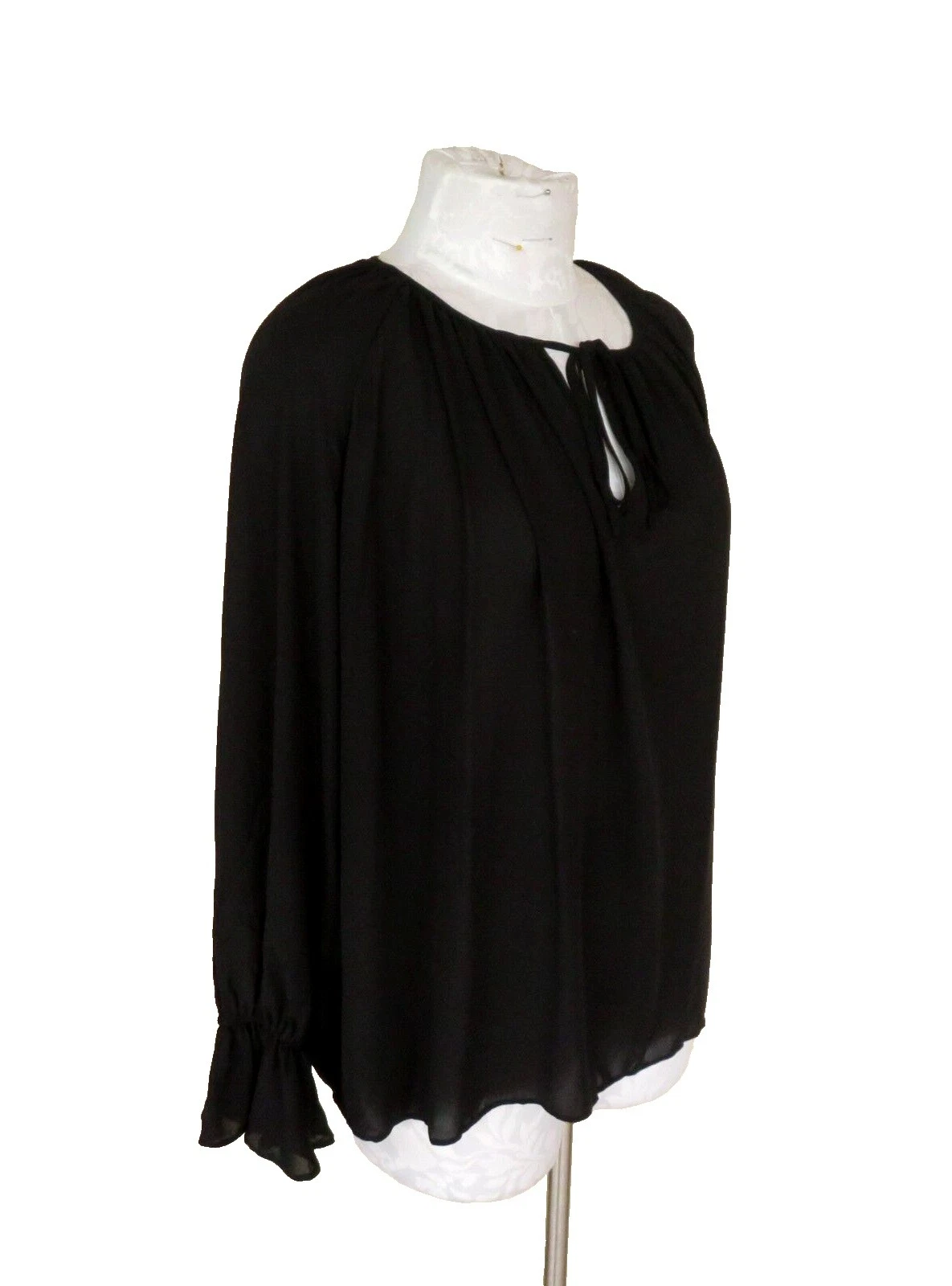 Tops sólido Casual Tahari Poliéster para Mujeres