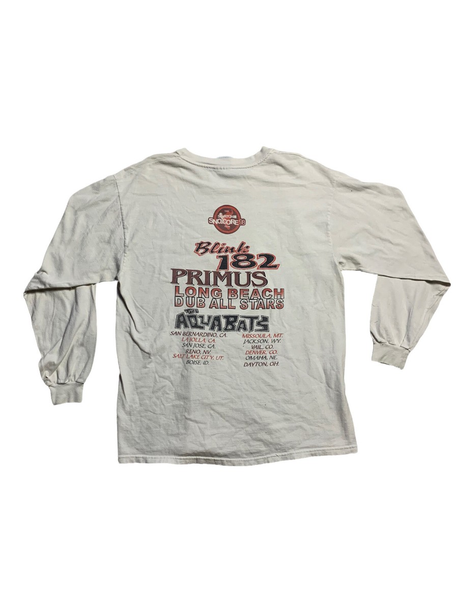 Vintage blink-182 Shirt PRIMUS SNO-Core Tour Long Sleeve
