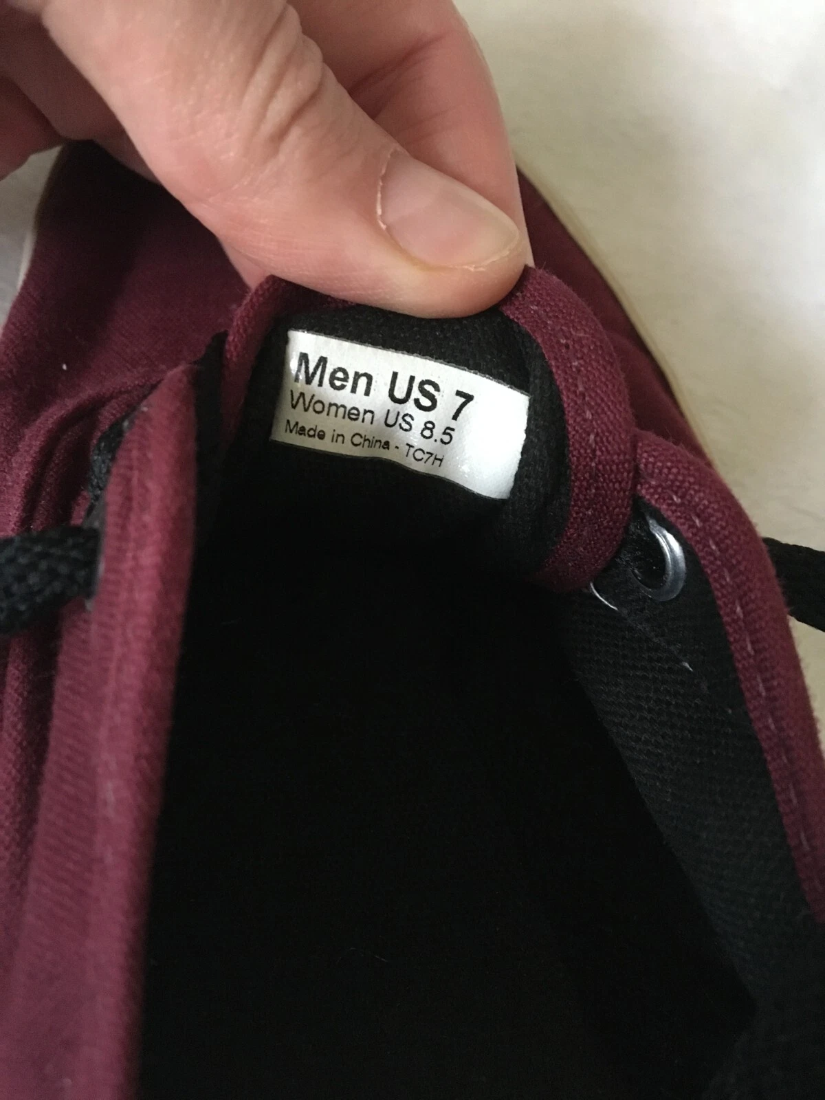 VANS Scarpe da Ginnastica Basse Marrone Sintetico UK Taglia 6