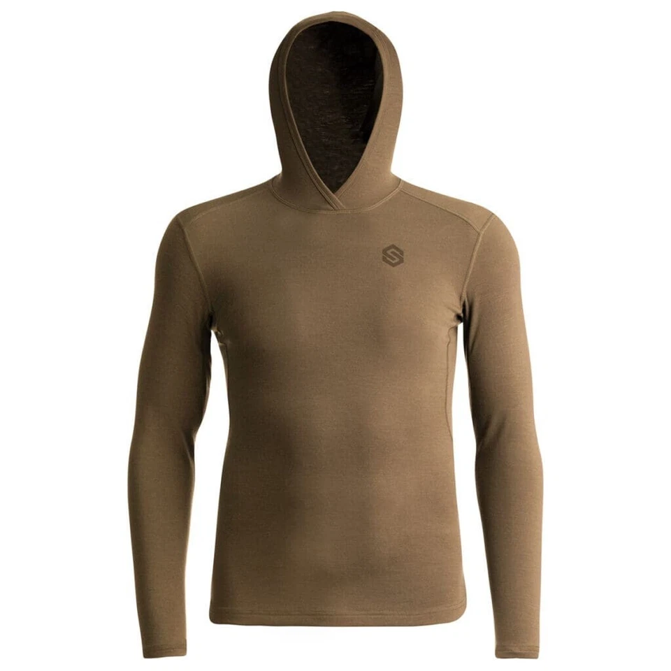 Sudadera con capucha Scentlok Merino 250 marrón XL Foto 2 de 4
