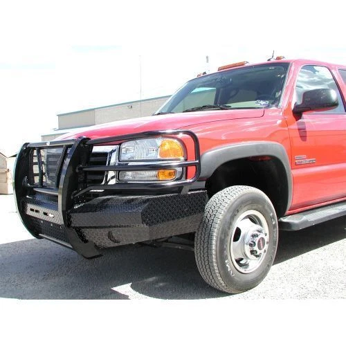 Parachoques delantero original Frontier Truck Gear 300-30-3005 para 03-06 GMC Sierra HD Foto 2 de 3