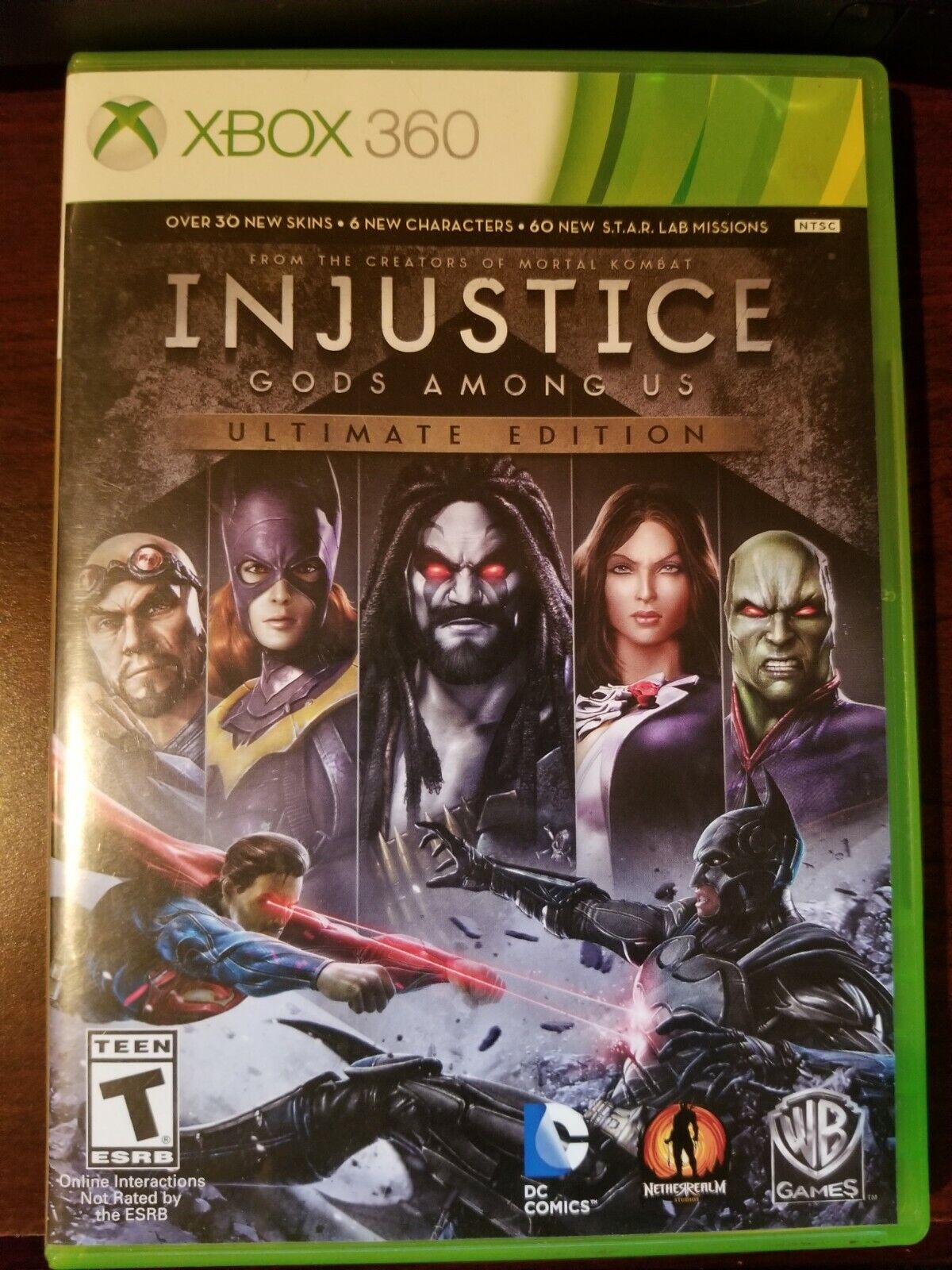 Injustice: Gods Among Us - Ultimate Edition - Xbox 360 Game - Tested And  Works 883929322916