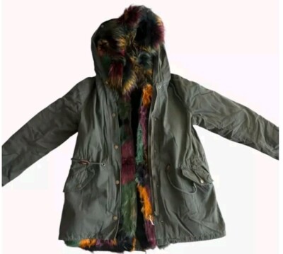 Bunter Damen Parka kurz und lang
