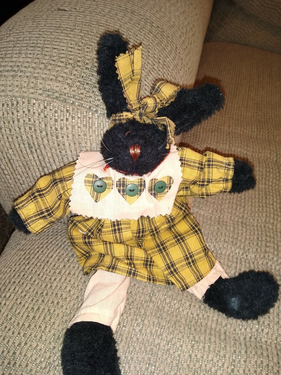 Boyds Bears Black Bunny Rabbit The Artisan Series Anisette Boyds Bears Black Bunny Rabbit The Artisan Series Anisette