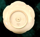 Porcelien 7-3/4" Hand Painted by SHAFFORD #721 "Kasimir Rose"Gold trim Scalloped — photo 3