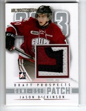 2012-13 ITG Draft Prospects Patch #M12 Jason Dickinson 1/1 *#/9