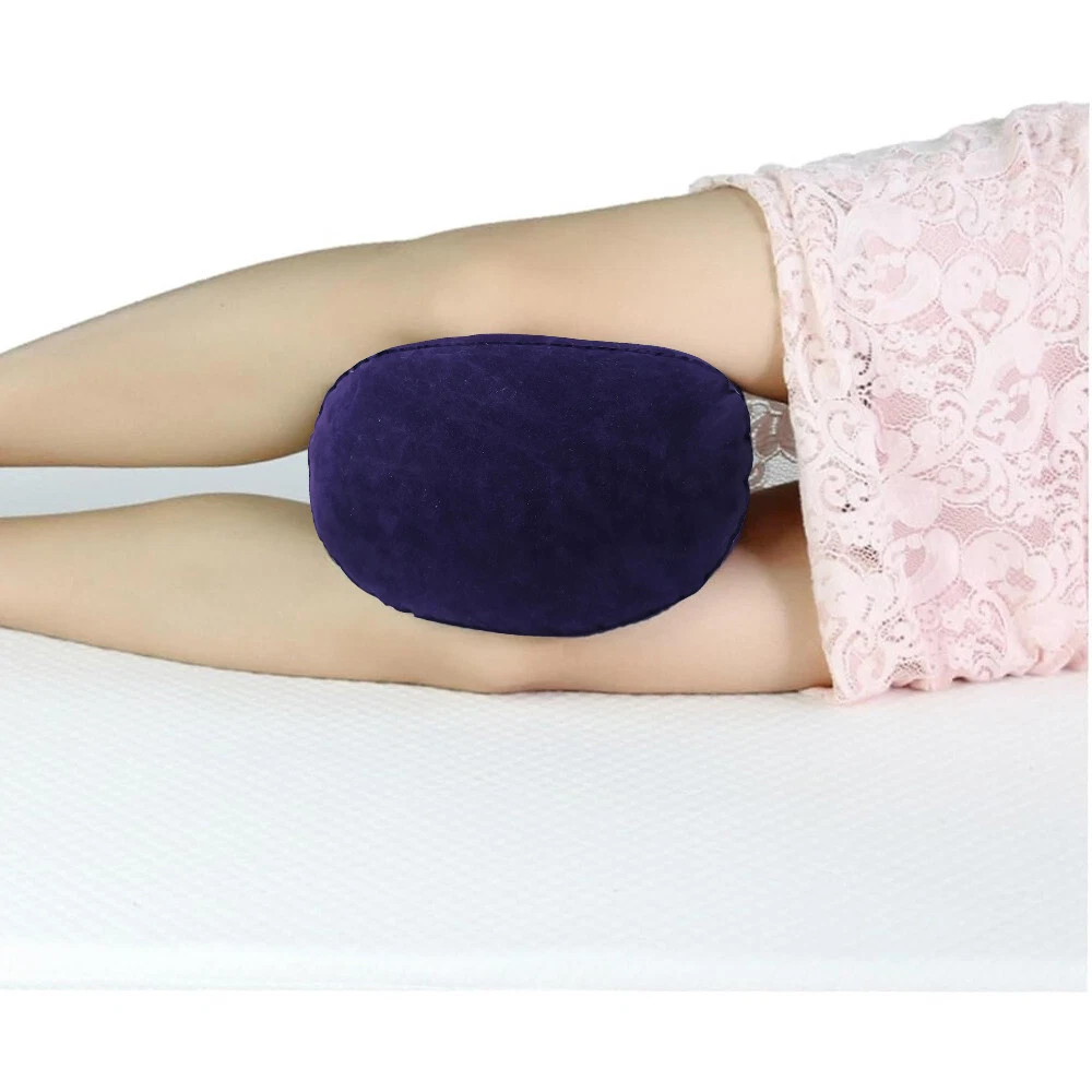 Inflatable Travel Pillow for Neck and Back Support - Portable Posture Cushion for Bed and Furniture