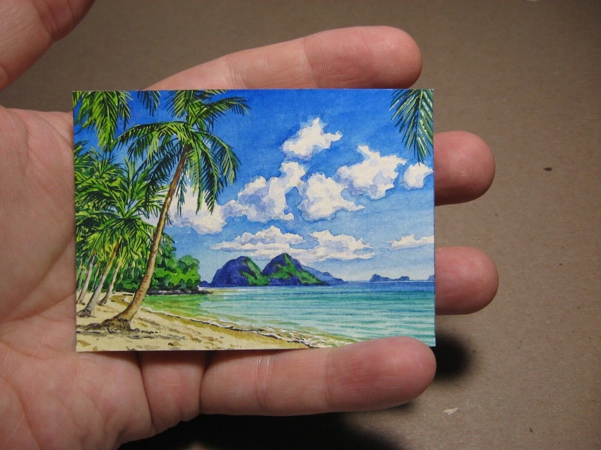 Palm tree painting online