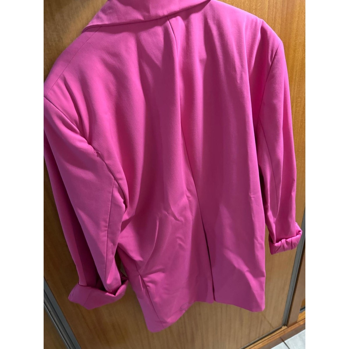 ZARA BNWT OVERSIZED BLAZER SIZE SMALL S REF. STRAWBERRY PINK