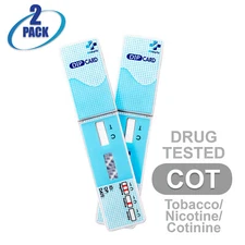 Mintegrity [2pk] Cotinine (COT) Dip Card Urine Drug Test #MI-WCOT-114