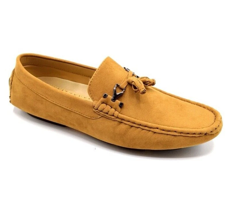 MENS FAUX LEATHER SLIP ON LOAFERS CASUAL DRIVING MOCCASIN BOAT DECK SHOES SIZE
Opens in a new window