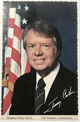 Vintage Postcard Of President Jimmy Carter