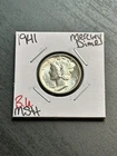 1941 P Mercury Silver Dime FB Full Bands Gem BU Uncirculated MS++ Coin (Raw9924)