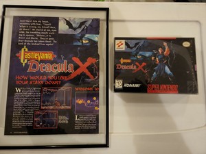 Castlevania: Dracula X (Super Nintendo SNES) 100% CIB COMPLETE NR MINT 