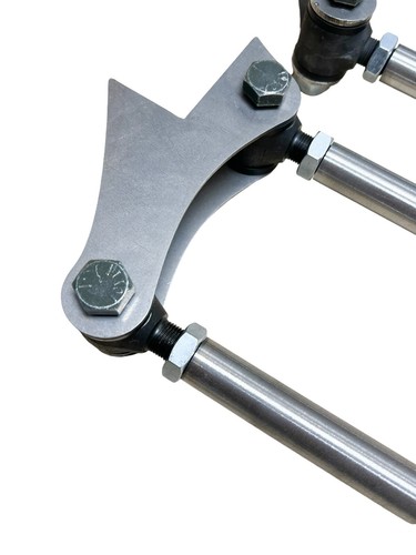 Universal Parallel Rear Four 4 Link Bar Suspension Kit Crossmember Mount - Picture 4 of 6