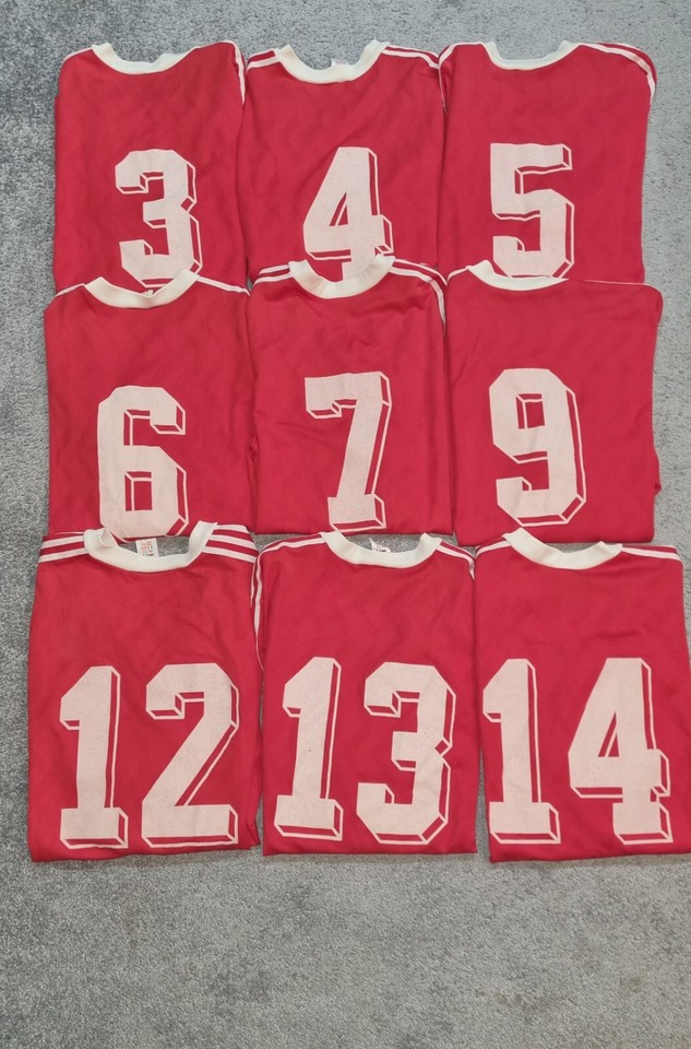 Vintage 80s soccer jersey bundle 9x eBay