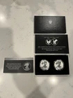 U.S. Mint American Eagle 2021 One Ounce Silver Reverse Proof Two-Coin Set -...
