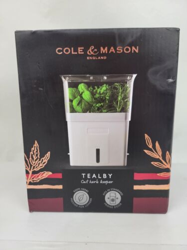 Cole & Mason England Tealby Fresh Cut Herb Keeper w/ Removable Dividers NIB - Picture 1 of 6