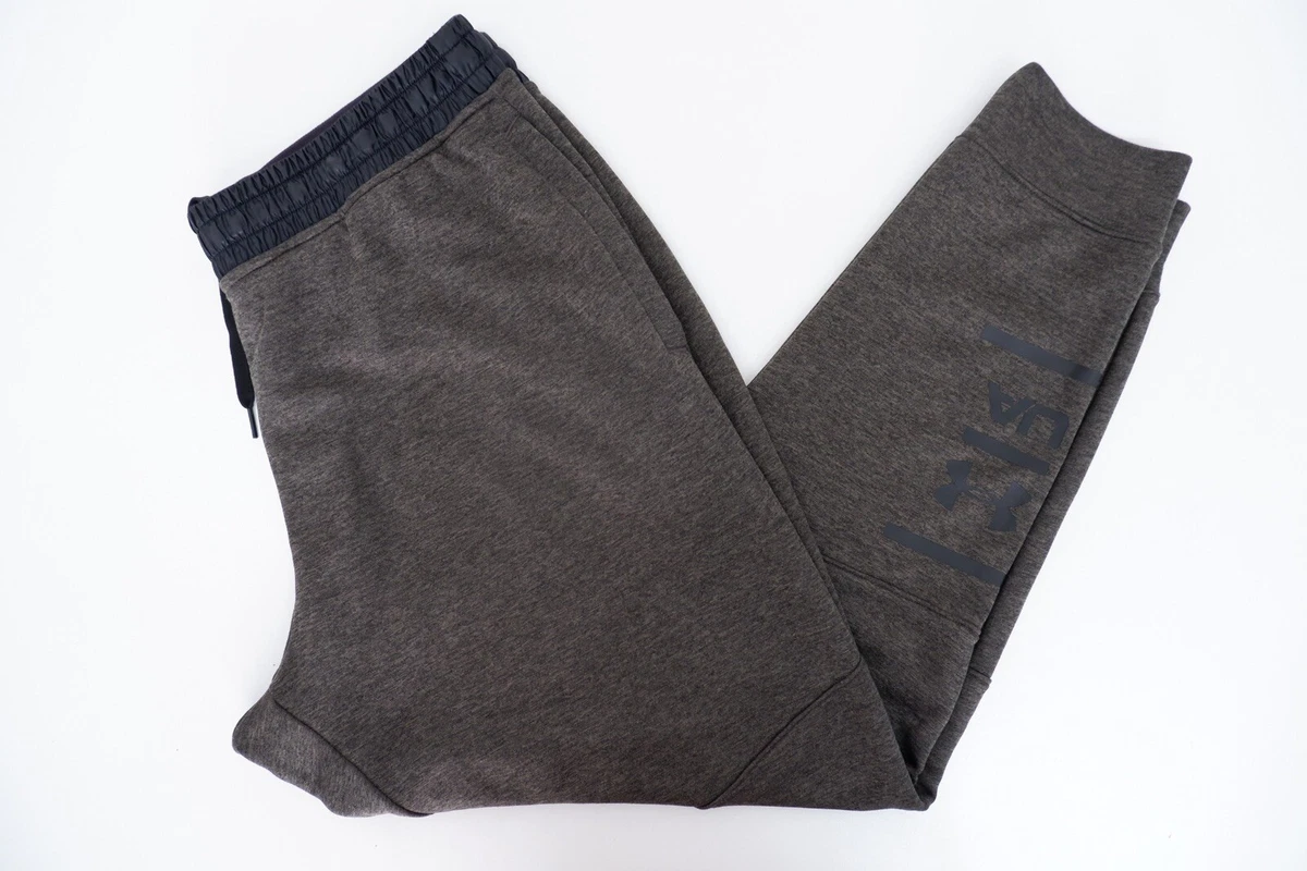 Under armour online loose tracksuit bottoms