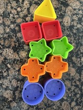 Fisher Price Shape Sorter Box Colors Toddler Toy 2017 Replacement Blocks 9
