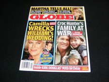 Globe magazine 2007 01 01 Camilla William Kate Martha Stewart Sylvester Stallone