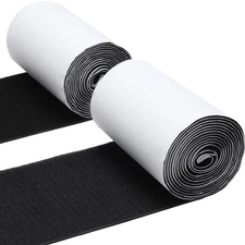 4.4 Inches x 7 Feet Strong Sticky Back Heavy Duty Hook and Loop Tape Adhesive