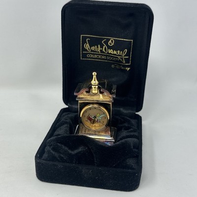 Walt Disney WDCC Tinker Bell Little Charmer Table Miniature Clock W/ Box