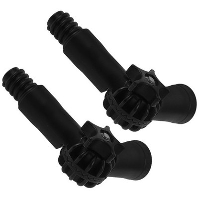 2 Pcs Extension Pole Angle Adaptor With Hinge Tip For Standard Threaded Poles