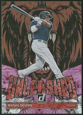 Rafael Devers 2022 Donruss #UL-9 Unleashed Pink Fireworks Boston Red Sox