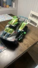 Vintage 1990 G.I Joe Cobra Hammerhead tank vehicle with soldier, preowned
