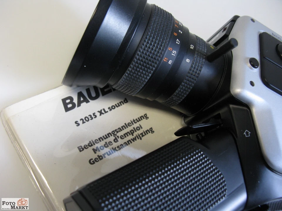 Bauer Super 8 Kamera S 2035 XL Objektiv Schneider Macro-Neovaron MC 1,2/8-40 mm - Bild 2 von 4