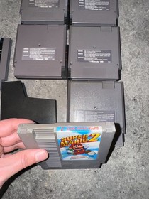 Lot jeux Nintendo NES - Super Mario Bros / Duck Hunt / Tortues Ninja / Star Wars