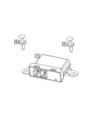 Genuine Mopar Parking Assist Module 68411135AC