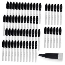 Bulk Permanent Markers 60 Count Black for Teachers, Offices, Kids,