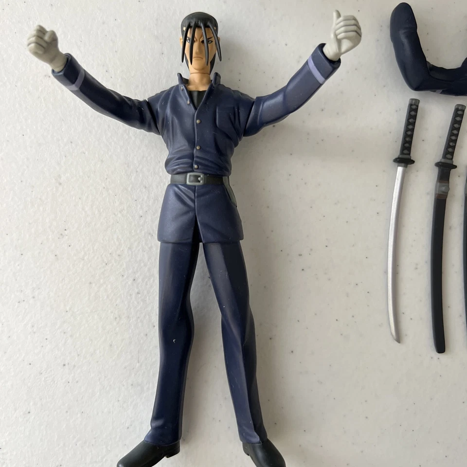 Figura de acción Bandai saito Rurouni Kenshin Meiji Swordsman completa Foto 4 de 4