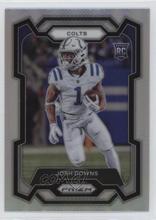 2023 Panini Prizm Rookies Silver Prizm Josh Downs #345 1dv4