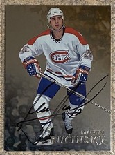 1998-99 Be A Player “Autograph” Martin Rucinsky #221