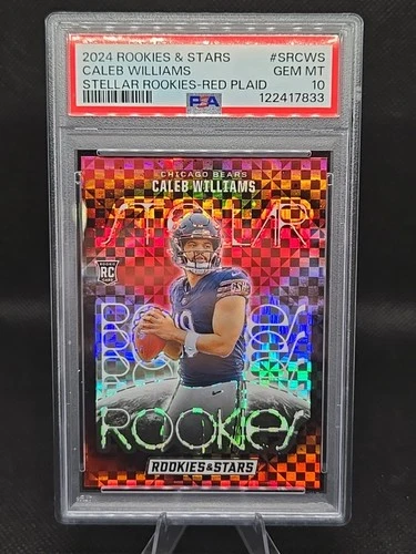2024 Panini Rookies & Stars PSA 10 Stellar Rookies Caleb Williams #SR-CWS Red