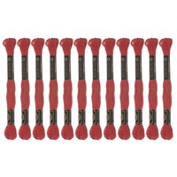 12 SträNge Stickgarn 8,75 Yards (8 M) Kreuzstichgarn, Tomatensauce (6022)