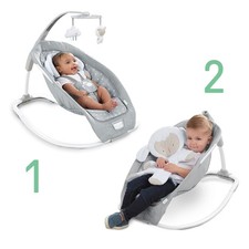 Ingenuity Infant to Toddler Rocker and Baby Bouncer Seat, Cuddle Lamb