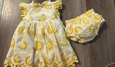 Pink Chicken Yellow Dress 3-6 Months