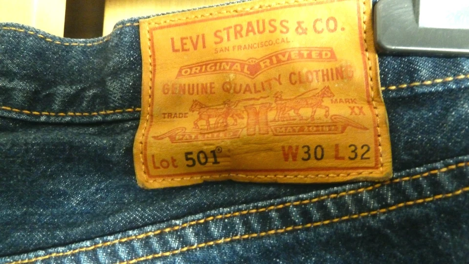 Levi's 501 Original Jeans für Herren - Blau, W30/L32, Foto 3 von 3